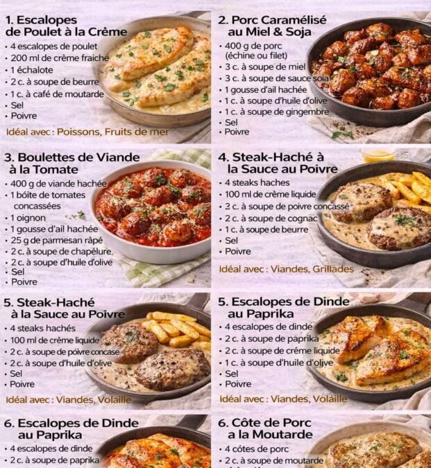 Idée recettes simples : Pour tous les jours