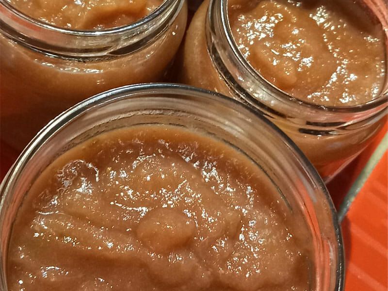 dessert compote figues pommes