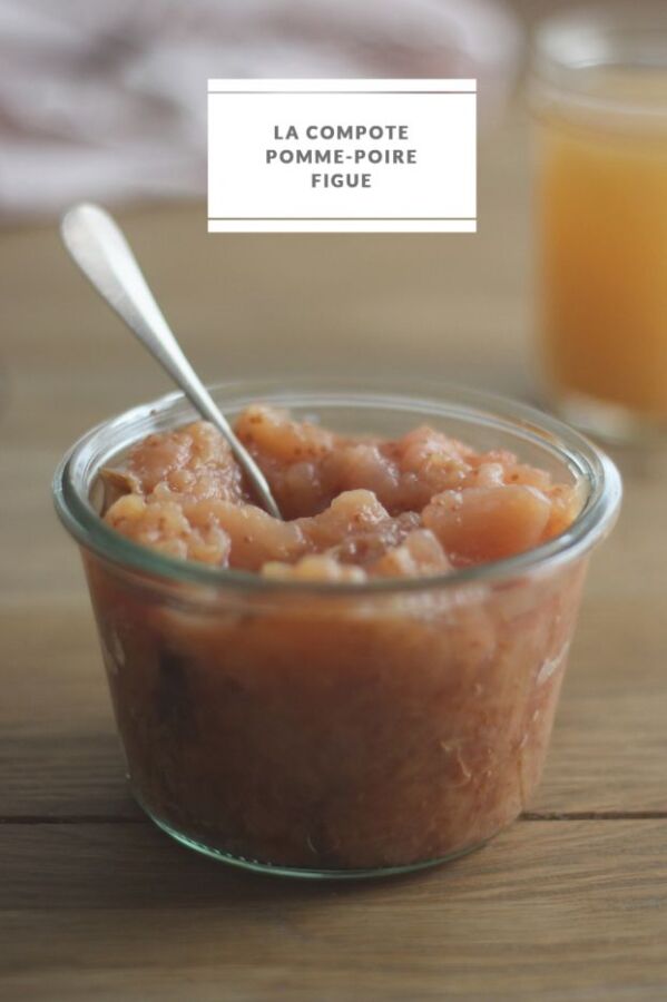 recette compote figues pommes