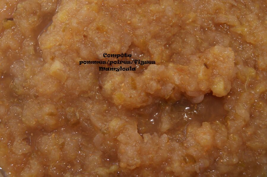 compote figues pommes maison