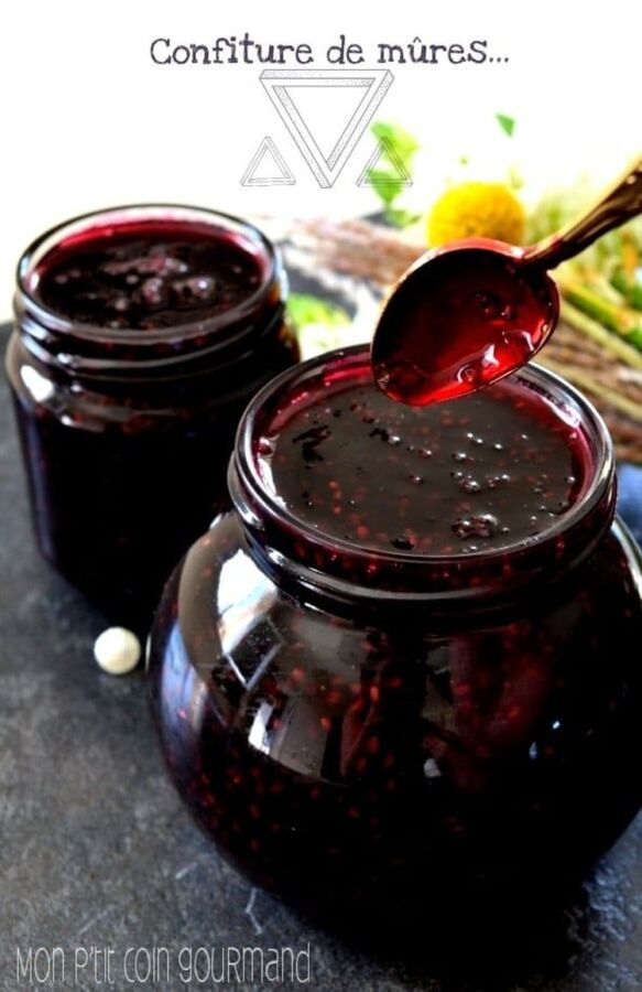 Délicieuse confiture mûres maison